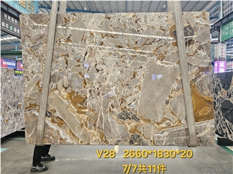 Imported Luxury Marble Slabs Ponte Vecchio For Projects