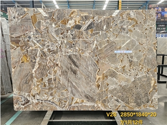 Imported Luxury Marble Slabs Ponte Vecchio For Projects