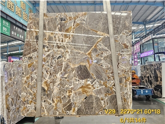 Imported Luxury Marble Slabs Ponte Vecchio For Projects