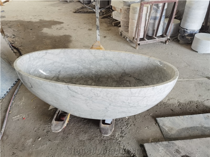 Solid Marble Green Jade Bathtub For Resorts And SPA