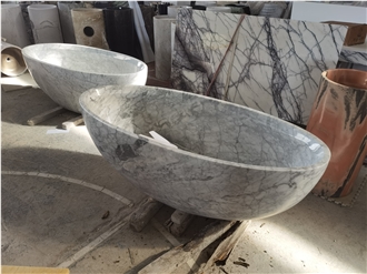 Solid Marble Green Jade Bathtub For Resorts And SPA