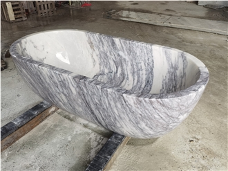Solid Marble Green Jade Bathtub For Resorts And SPA