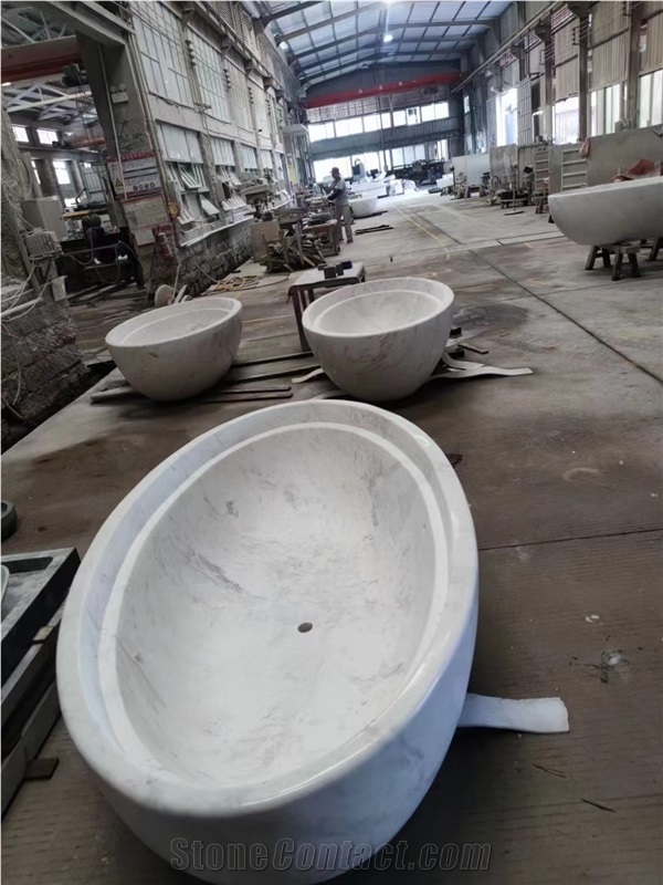 Solid Pink Marble Rosa Portugal Freestanding Bathtub For SPA
