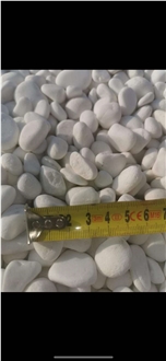 White Marble Pebble Stone 20Kg Bag Only 130 Eur / Ton