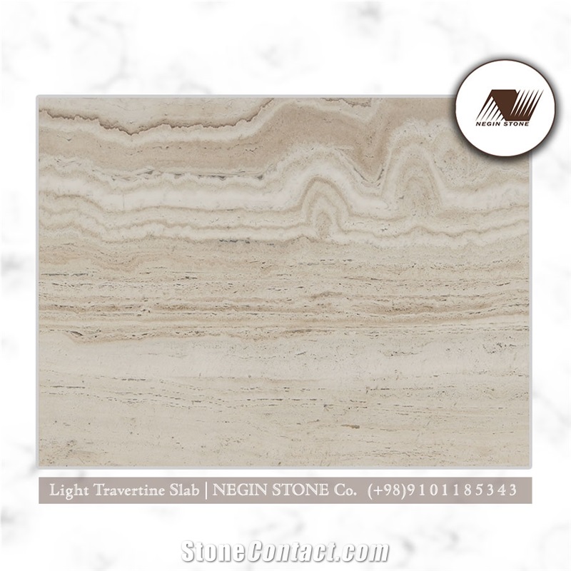 Atashkooh Light Travertine Slabs