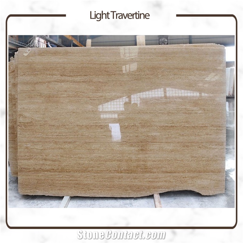 Atashkooh Light Travertine Slabs