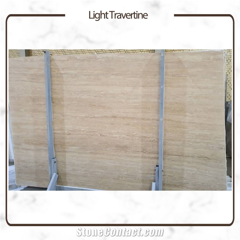 Atashkooh Light Travertine Slabs