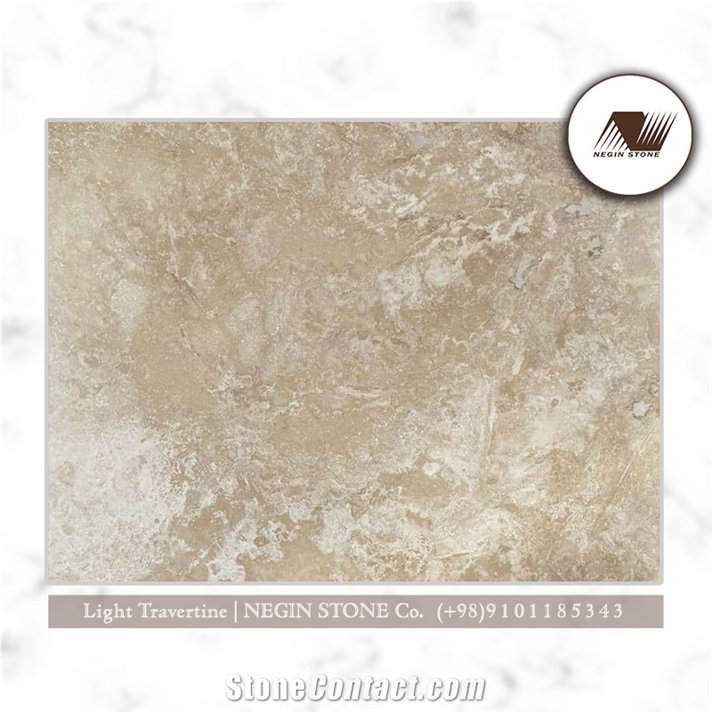 Ateshkuh Mahallat Cream Beige Travertine Tiles