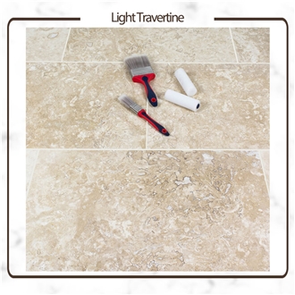 Ateshkuh Mahallat Cream Beige Travertine Tiles