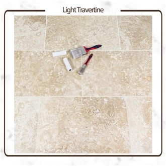 Ateshkuh Mahallat Cream Beige Travertine Tiles