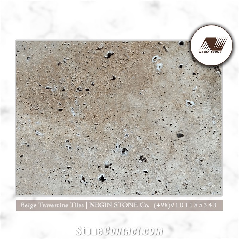 Iran Mahallat Beige Travertine Tiles