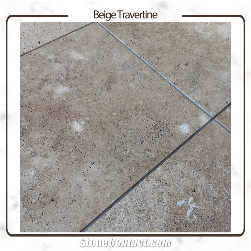 Iran Mahallat Beige Travertine Tiles
