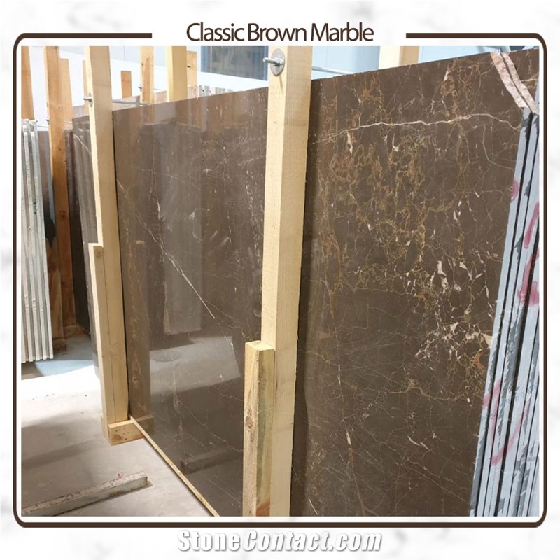 Mahkam Classic Brown Marble Slabs