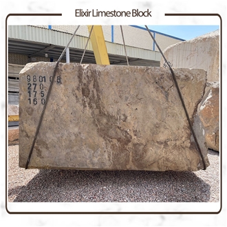 Negin Brown Elixir Limestone Blocks