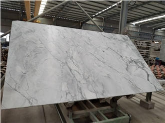 20Mm Grey Super White Quartzite Honed Finish Large Slabs