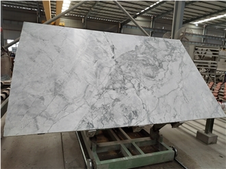 20Mm Grey Super White Quartzite Honed Finish Large Slabs