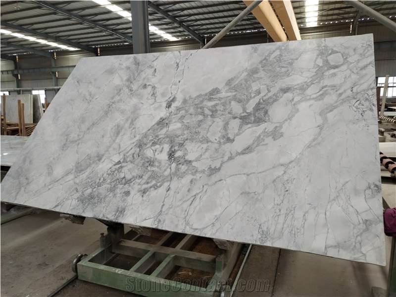 20Mm Grey Super White Quartzite Honed Finish Large Slabs