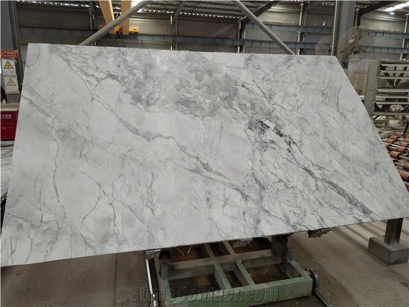 Natural 20MM Super White Quartzite Honed Large Size Slabs