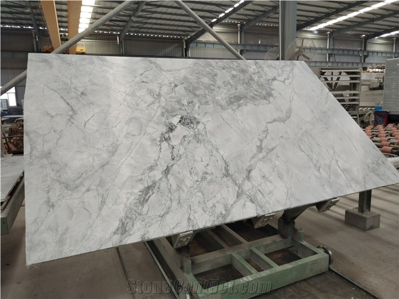 Natural 20MM Super White Quartzite Honed Large Size Slabs