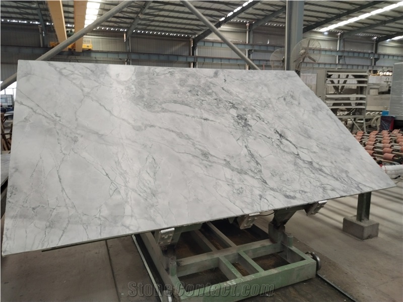 Natural 20MM Super White Quartzite Honed Large Size Slabs