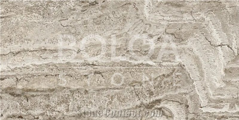 Silver Travertine Slabs