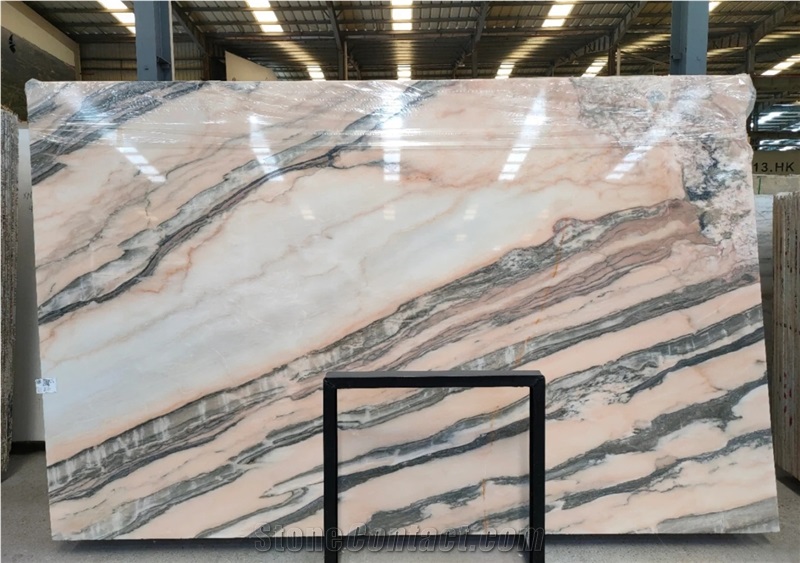 Statuario Rosso Polished Marble Slabs