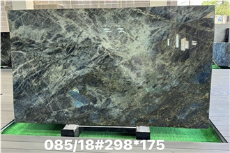 Blue Labradorite Granite Slabs Dazzling Play Of Color Appeal