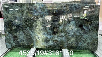Blue Labradorite Granite Slabs Dazzling Play Of Color Appeal