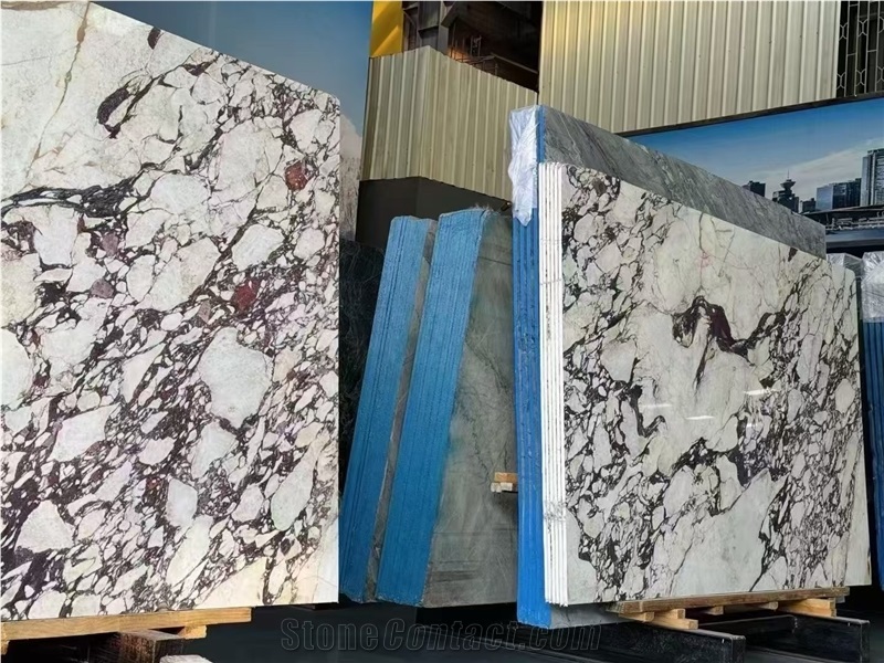 Calacatta Viola Marble Slabs Look Industrial - Chic Style