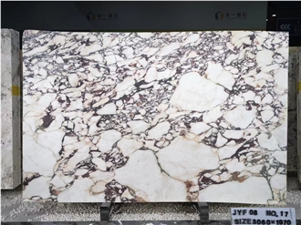 Calacatta Viola Marble Slabs Pure White With Violet Veins