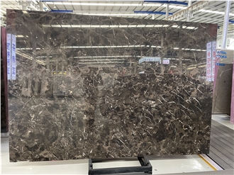 Chinese Emperador Marble Tiles Unique Durable Modeling