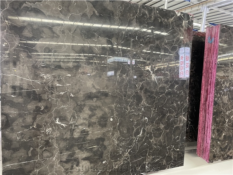 Chinese Emperador Marble Tiles Unique Durable Modeling