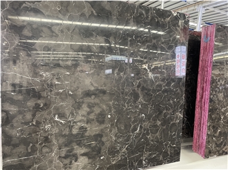 Chinese Emperador Marble Tiles Unique Durable Modeling