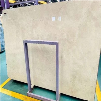 Crema Marfil Marble Slab Tiles Creamy Veins Interior Decor