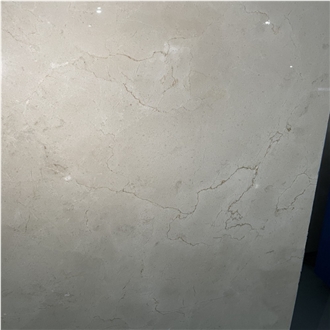 Crema Marfil Marble Slab Tiles Creamy Veins Interior Decor