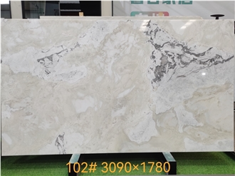 Dover White Marble Slabs Soft Hue Interior Design