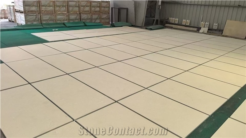 High-End Beige Limra Limestone Stone Slabs Cheap Price