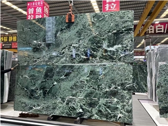 Italian Verde Alpi Marble Slabs Natural Texture Interior Use