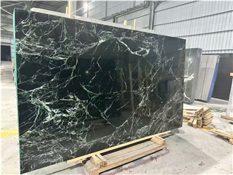 Italian Verde Alpi Marble Slabs Natural Texture Interior Use