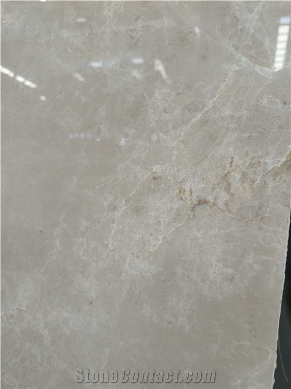 Polished Slab Tiles Smooth Surface Turkey Crema Uno Use