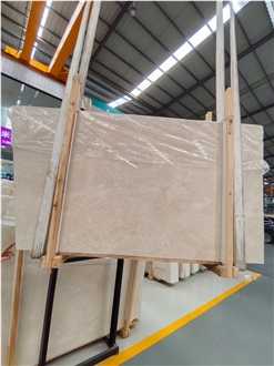 Polished Slab Tiles Smooth Surface Turkey Crema Uno Use