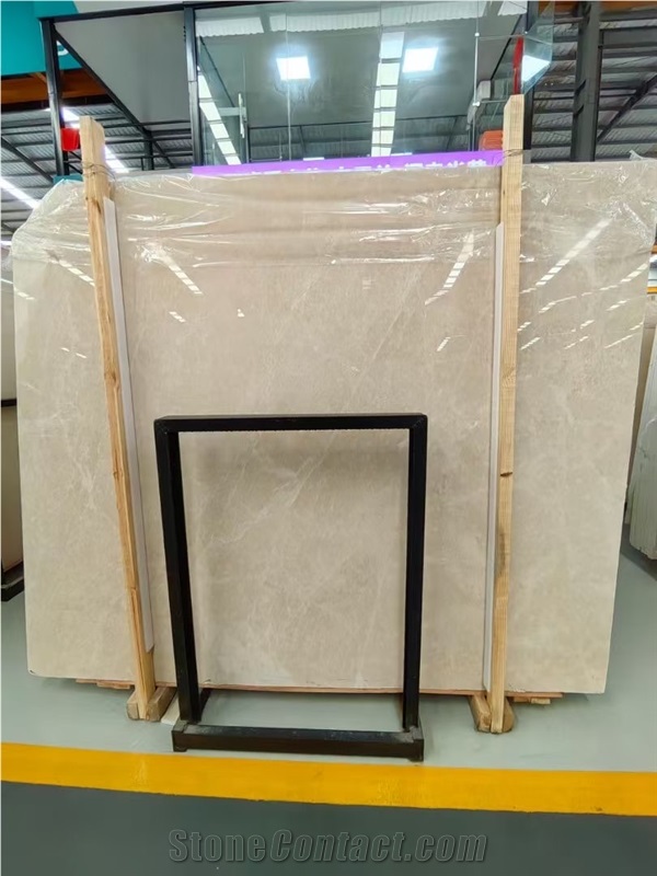 Polished Slab Tiles Smooth Surface Turkey Crema Uno Use