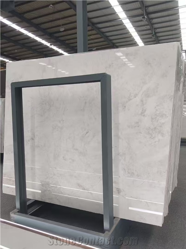 Simple And Stylish Elba White Natural Marble Slabs