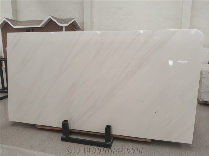 Sivec Marble Slabs Pure White Customized Tile Versatile