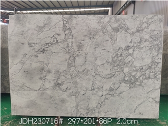Super White Quartzite Slabs Elegant Design Free CAD