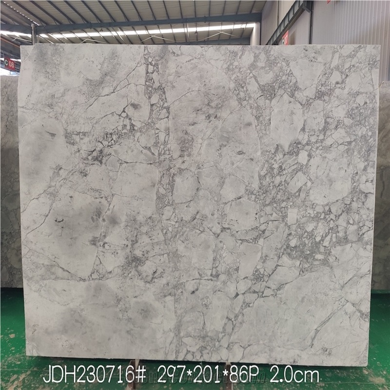 Super White Quartzite Tiles Honed Surface Industrial Look