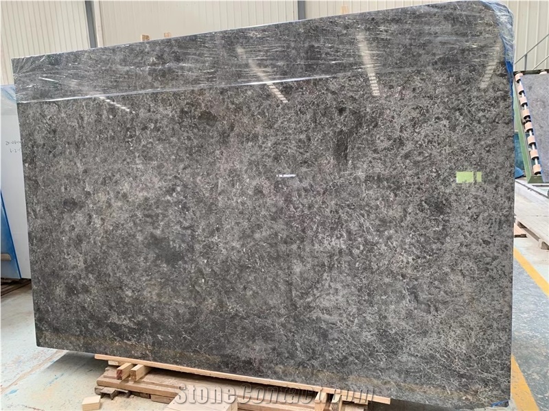 Tundra Gray Marble Slabs Comfortable Feel Soft Shine