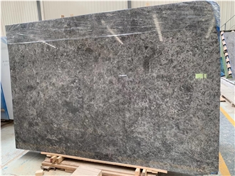 Tundra Gray Marble Slabs Comfortable Feel Soft Shine