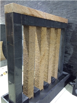 Black Granite Garden Wall Water Features