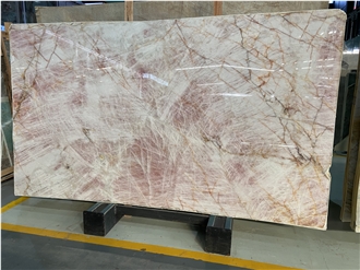 Cristallo Pink Quartzite Slabs